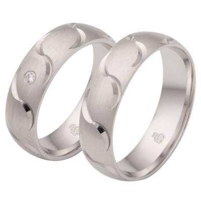 Hõbedast abielusõrmus Nr. 15-09